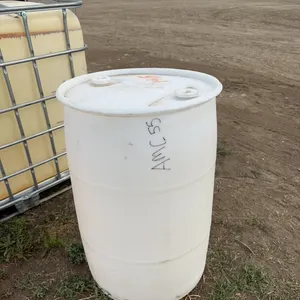 45 gallon poly barrel with lid