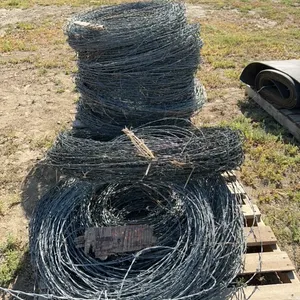 Used barbed wire
