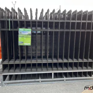 (22) Hurricane 10' Wrought Iron Site Fence Panels 
 UNRESERVED