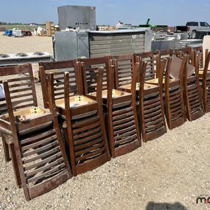 (16) Wooden Chairs
 UNRESERVED