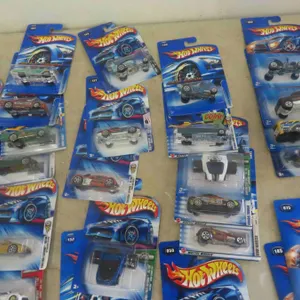70 Hot Wheels in Packages, Early 2000s. 