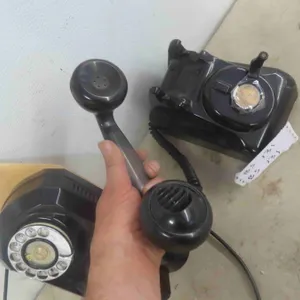 Vintage Rotary Phone, Office Desk Phone 