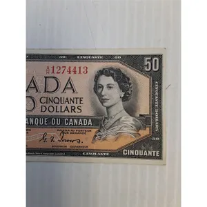 ^Canadian Fifty Dollar Bill - 1954