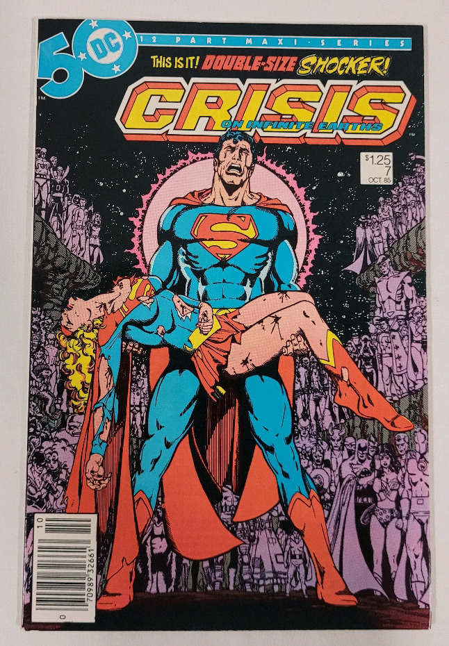 1985 DC Comics Crisis on Infinite Earth #7 . Bagged and boarded