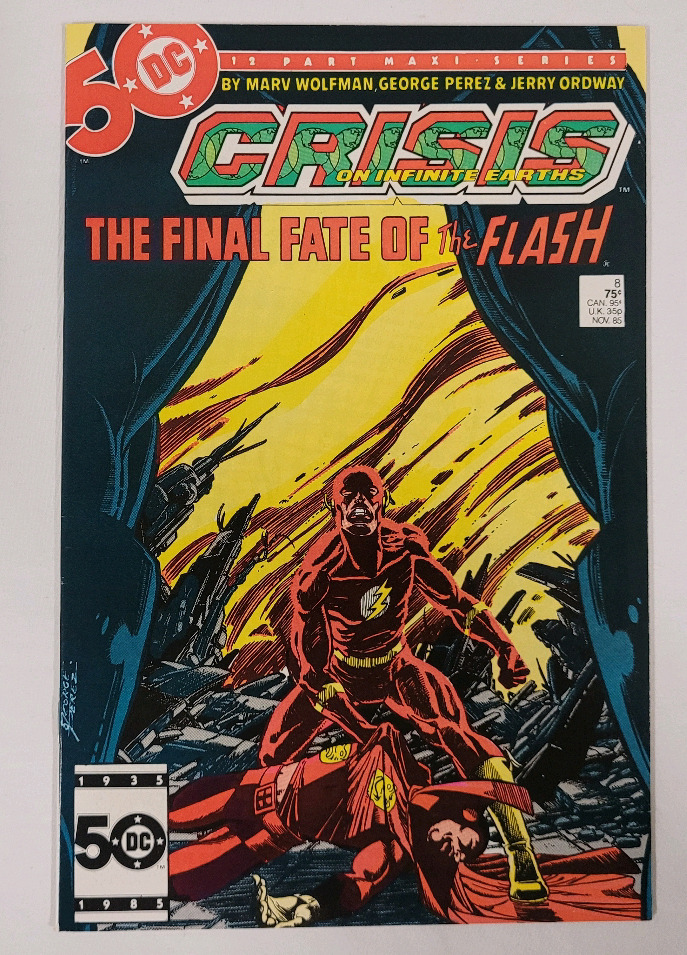 1985 DC Comics Crisis on Infinite Earth #8 . Bagged and boarded