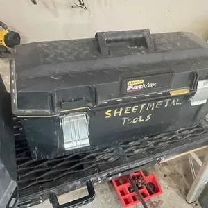 Sheet Metal Tools in Tote-Cannot Ship