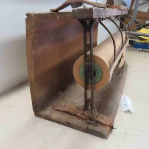 Antique Butcher Shop Paper Stand 25x30x10