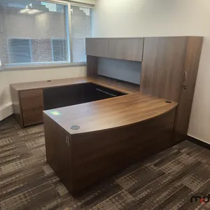U-Shaped Desk w/ (2) Book Shelves
 UNRESERVED