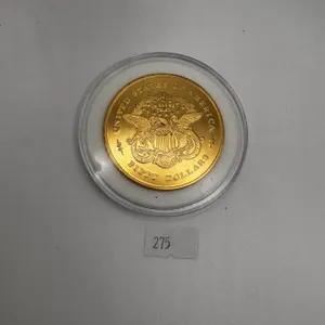 "1877" $50 Gold-plated liberty head token - 83g