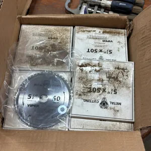 Box of 5 3/8”x 50 tooth metal saw blade