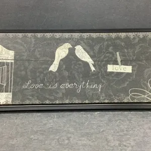 "LOVE IS EVERYTHING" MOUNTED CANVAS
