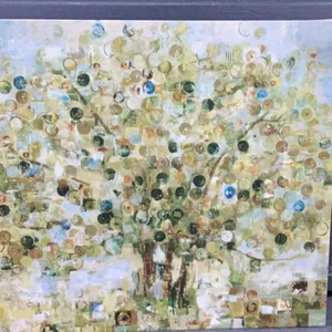 "BUBBLE TREE" MOUNTED CANVAS