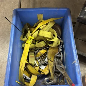 Assortment of tow and ratchet straps