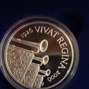 
5 Pounds - Elizabeth II Queen's 80th Birthday; Silver Proof
omposition	Silver (.925)
Weight	28.28 g