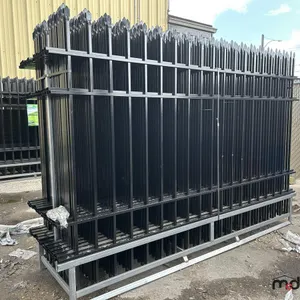 (22) Hurricane 10' Wrought Iron Site Fence Panels
 UNRESERVED