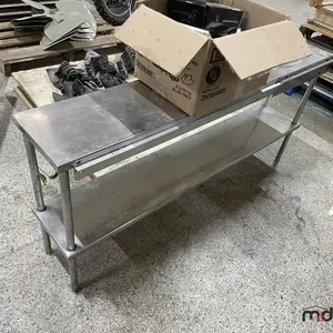 2-Tier Stainless Steel Shelf and Security Cameras
 UNRESERVED