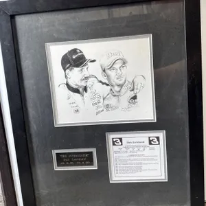 'The Intimidator' Dale Earnhardt Racing Nascar Print, 18x22