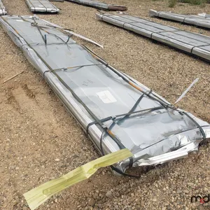 Approx. 3' x 18' Galvanized Painted Red Corrugated Sheet Tin - Must Take 140 Times The Bid Price
 UNRESERVED