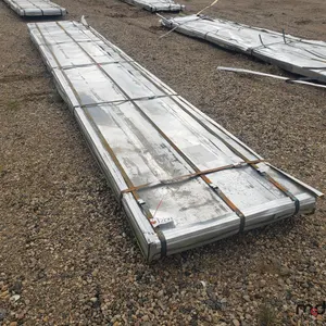 Approx. 3' x 18' Galvanized Painted Red Corrugated Sheet Tin - Must Take 140 Times The Bid Price
 UNRESERVED