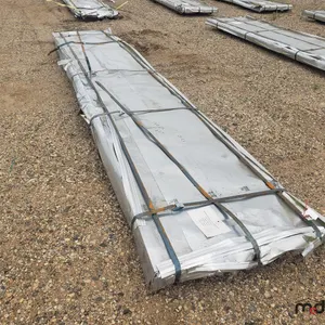 Approx. 3' x 18' Galvanized Painted Grey Corrugated Sheet Tin - Must Take 140 Times The Bid Price
 UNRESERVED