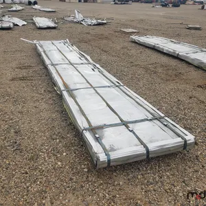 Approx. 3' x 18' Galvanized Painted Red Corrugated Sheet Tin - Must Take 143 Times The Bid Price
 UNRESERVED
