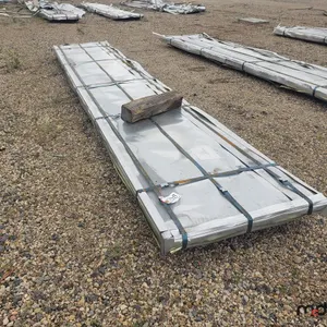 Approx. 3' x 18' Galvanized Painted Grey Corrugated Sheet Tin - Must Take 140 Times The Bid Price
 UNRESERVED