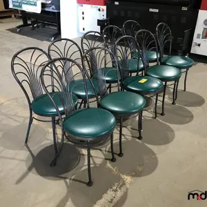 (10) Metal Dining Chairs
 UNRESERVED
