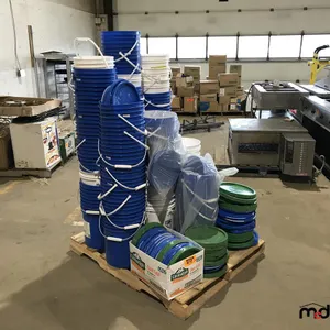 Misc. Plastic Buckets and Lids
 UNRESERVED