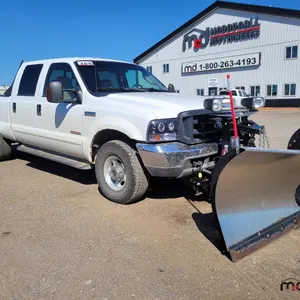 2003 Ford F350 Lariat Truck w/ Western MVP3 Snow Blade