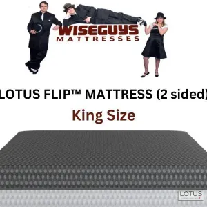 Lotus Flip Mattress (King Size) from Wise Guys Mattresses, Saskatoon (Retail Value $1,800)
 UNRESERVED
