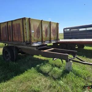 Homebuilt Dump Box Trailer  (146" x 8' x 3') 
 UNRESERVED