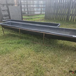 (3) Plastic Troughs and (2) Stands
 UNRESERVED