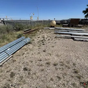 Assorted Galvanized Steel Hollow Round Tubing, Square Tubing & Steel Beams
 UNRESERVED