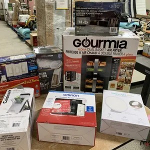 Gourmia Dual Basket Air Fryer, Security Light, Therapy Light, Blood Pressure Monitor, Food Slicer and More
 UNRESERVED