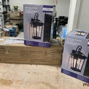 Table Top Gas Firepit and Matching Set Outdoor Wall Lights
 UNRESERVED