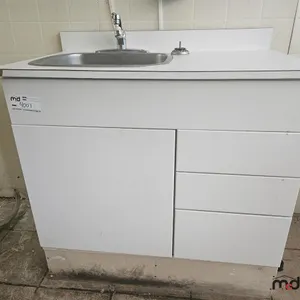 Cabinet w/ Sink, Soap and Towel Dispenser
 UNRESERVED