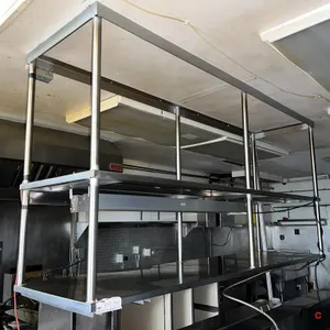 Ceiling Mount Shelf w/ Cayenn Vollrath Heat Strip (84" x 22" x 43") 
 UNRESERVED