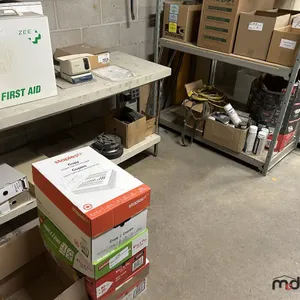 Desk, Shelf w/ Contents and More 
 UNRESERVED