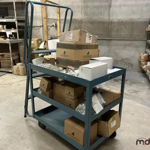Rolling Cart w/ Stairs and Contents 
 UNRESERVED