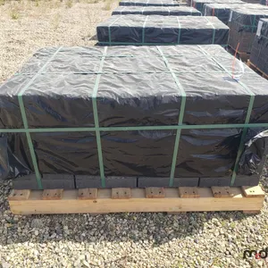 Approx. (192/96 Sq. Ft.) Red River Paver 12" x 6" x 2 3/8" Charcoal Coloured Patio Stones
 UNRESERVED
