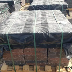 Approx. (120/85 Sq. Ft.) of Roman Paver 8" x 12" x 2 3/8" Mocha Coloured Patio Stones 
 UNRESERVED