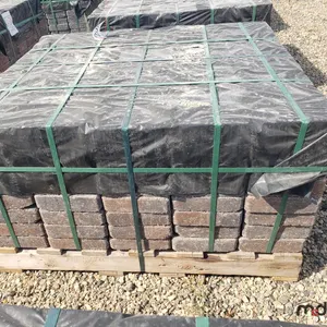 Approx. (360/83 Sq. Ft.) of Roman Paver 8" x 4" x 2 3/8" Mocha Coloured Patio Stones 
 UNRESERVED