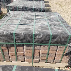 Approx. (360/83 Sq. Ft.) of Roman Paver 8" x 4" x 2 3/8" Mocha Coloured Patio Stones
 UNRESERVED