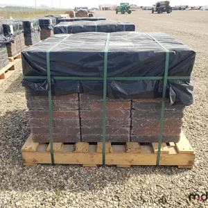 Approx. (120/83 Sq. Ft.) of Roman Paver 8" x 12" x 2 3/8" Mocha Coloured Patio Stones
 UNRESERVED