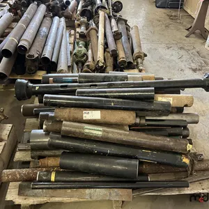 (2) Pallets of Assorted Driveshafts & Steel Round Covers
 UNRESERVED