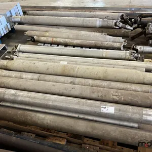 (2) Pallets of Assorted Driveshafts & Steel Round Covers
 UNRESERVED