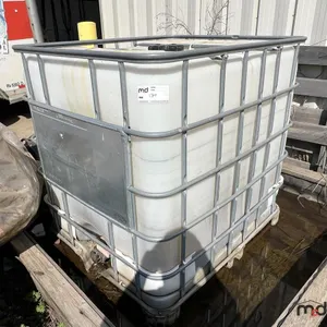 (1,000L) Schultz Plastic Steel-Caged Fluids Container
 UNRESERVED