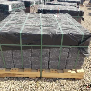 Approx. (360/83 Sq. Ft.) of Roman  8" x 4" x 2 3/8" Charcoal Coloured Patio Stones
 UNRESERVED