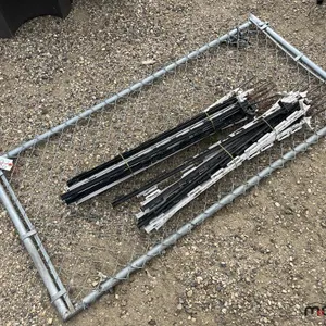 6' Chain Link Fence Gate and Electric Wire Post
 UNRESERVED