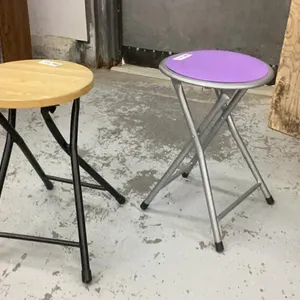 (2) FOLDING STOOLS